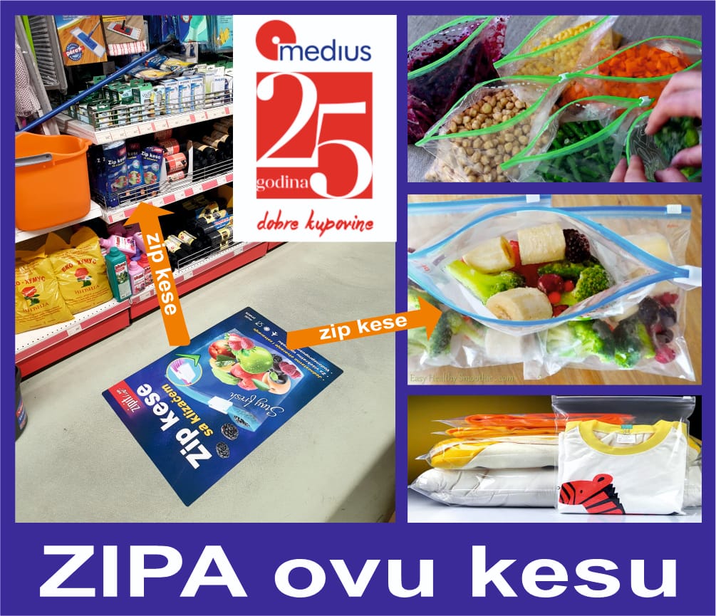 Zip kese u maloprodaji Medius