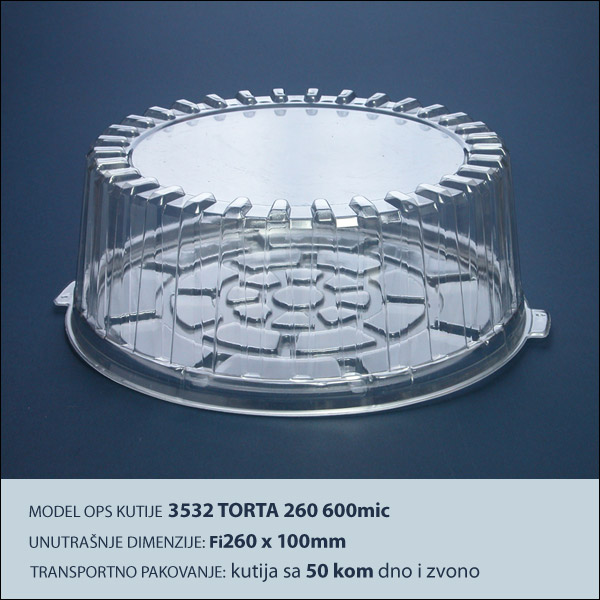 OPS kutija - Torta Fi 260 x 100mm