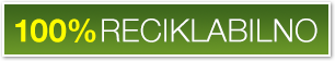 Proizvodi napravljeni od 100% recikliranih materijala